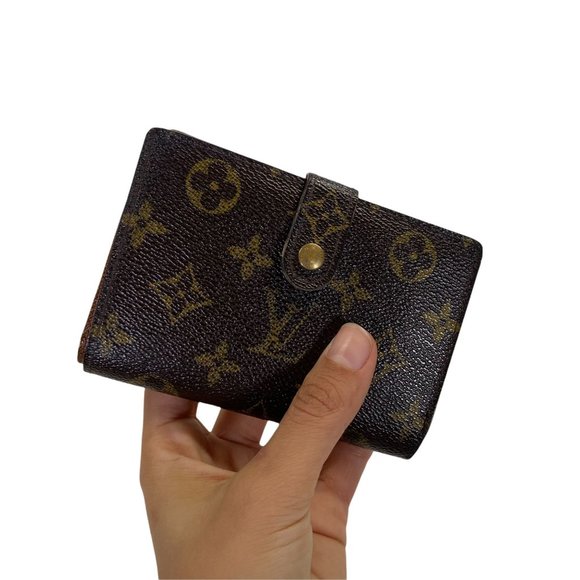 Authentic Louis Vuitton Wallet Porte Monnaie Billets Viennois Bifold Brown Monog - Picture 9 of 13